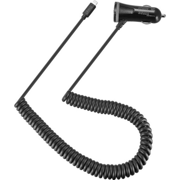 Insignia™ - 17 W Apple MFi Certified 9' Vehicle Charger for iPhone/iPad/iPod - Picture 4 of 5